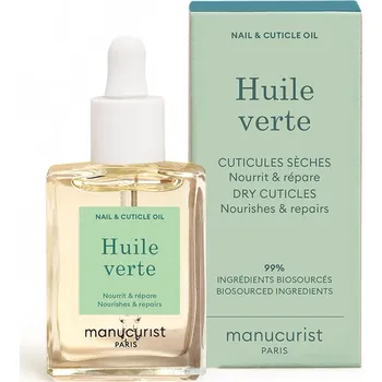 Lak na nehty Manucurist Pečující olej na suchou nehtovou kůžičku Huile Verte (15 ml)