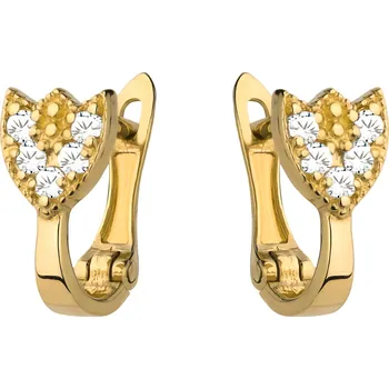 Hodinky Náušnice Bonore - Zlato 585 - Kubický Zirkon 137684