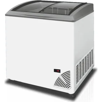 Mraznička Pultová mraznička prosklené oblé víko Byfal ARO 206/2 Grey Edge