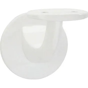 Držák zábradlí bílý