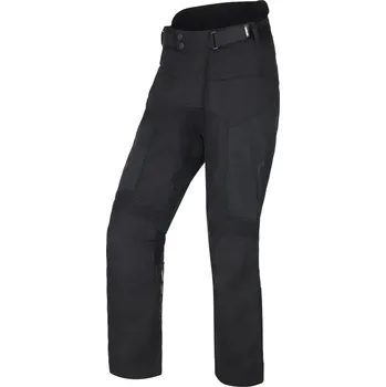 Moto oblečení Kalhoty na motorku RSA Bolt černé prodloužené