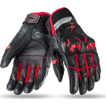 Moto oblečení Rukavice na motorku SEVENTY DEGREES SD-N32 černo-červené S