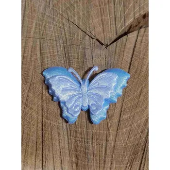 Aplikace motýl světle modrá bílá