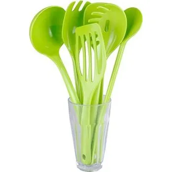 Naběračka Sada kuchyňského náčiní WACA 6 ks barva zelená