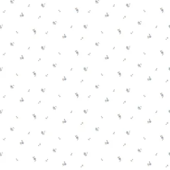 Tapeta Parato Bílá vliesová květinová tapeta na zeď, 12343, Fiori Country, Parato, velikost 10,05 x 0,53 m