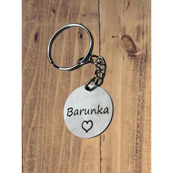 DCH Kovový přívěsek na klíče se jménem Varianta: Kolečko