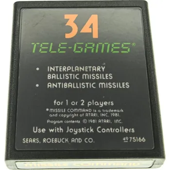 Missile Command Tele Games 34 - Atari 2600