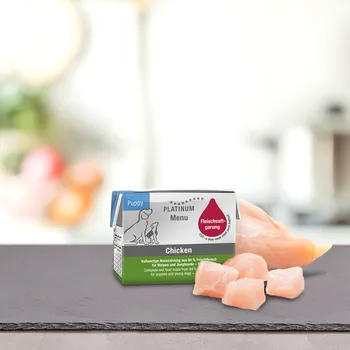Krmivo pro psa Platinum Natural Menu Puppy Chicken - Kuře pro štěňata 90 g - 12 ks masové paštiky pro psy