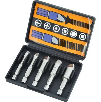 Závitořezný nástroj Vytahováky zalomených šroubů (Sada vytahováků zalomených šroubů 5ks)