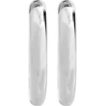 JSB bijoux s.r.o. Stříbrné náušnice kroužky kulaté čistě kovové bez krystalů (Stříbro 925/1000)