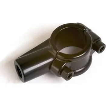 Motodíl Adaptér do zrcátek objímka na řídítka 22 mm, závit M10 levý černý