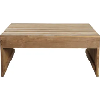 Zahradní stůl House Doctor Teakový zahradní stolek Woodie 70 x 82 cm