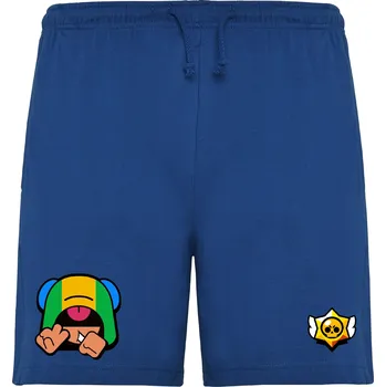 Chlapecké kraťasy Bavlněné kraťasy Leon Brawl Stars Barva: Modrá, Velikost: 146/152 - 11/12let