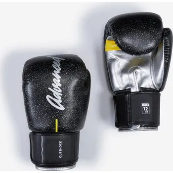 Boxerské rukavice OUTSHOCK Rukavice kickbox/thajský box 14 OZ ČERNÁ