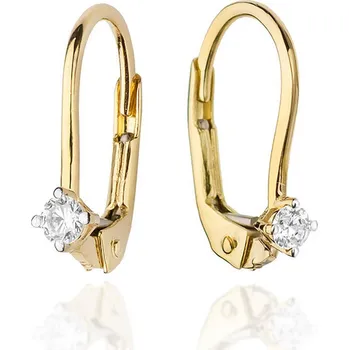 Hodinky Náušnice Bonore - Zlato 585 - Diamant 0-03 ct 128646