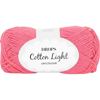Příze Příze DROPS Cotton light 45 - růžový plameňák