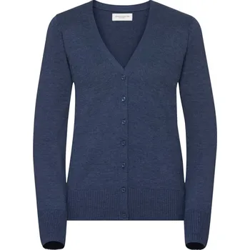 Dámský svetr Russell Dámský pletený cardigan s výstřihem do V 715F
