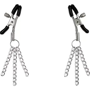 Svorky na bradavky s krátkými řetízky