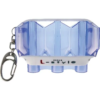 Příslušenství pro šipky L Style Pouzdro na šipky Krystal Flight Case - clear blue