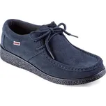 Dámské semišové polobotky LAKY tmavě modré vel. 36