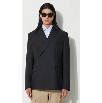 Dámské sako Vlněná bunda 424, 50, námořnická modř, 59X