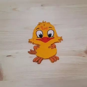 Velikonoční dekorace Dekorace kuřátko z plsti 02 základ