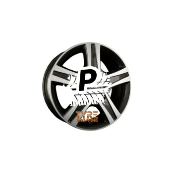 Alu kolo BORBET CWD mistral anthracite glossy polished 6.00 x 15 ET 68.00 5x118