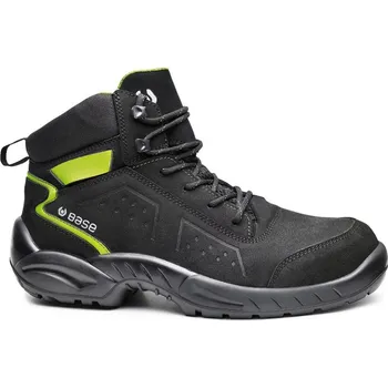 Pracovní obuv PORTWEST Obuv Base Chester Top B0177 S3 SRC, kotník s ocelovou špicí POR-B0177BGN48 48 Černá/zelená