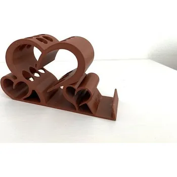 Stojánek na háčky a mobil hnědý