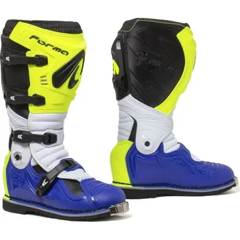 Moto obuv Forma Terrain Evolution TX fluo žluto-bílo-modré 41