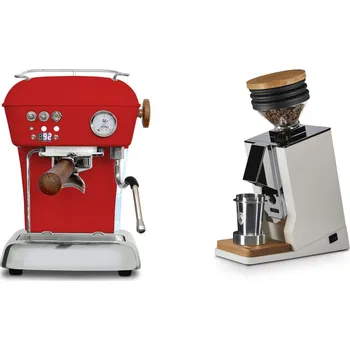 Kávovar Ascaso Dream PID, Love Red + Eureka Mignon Single Dose, White &…