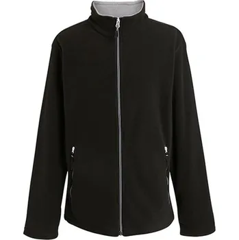 Pánská mikina Regatta Pánská fleesová mikina TRF725 Black-Mineral Grey XL