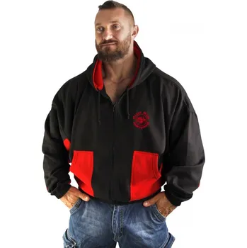 Pánská mikina Bizon Gym Mikina 302 Violator - černá/červená XL černo červená