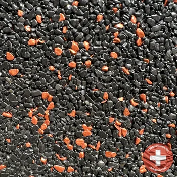 Kamenný koberec Báča Beton Kamenný koberec na stěnu Bronze night Frakce: Hrubá (4 – 8 mm), vydatnost setu 2,6 m², Doporučené použití v: interiéru - akrylátové pojivo