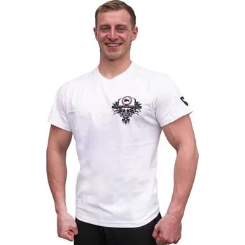 Pánské tričko Bizon Gym Triko 236 - bílá XXL