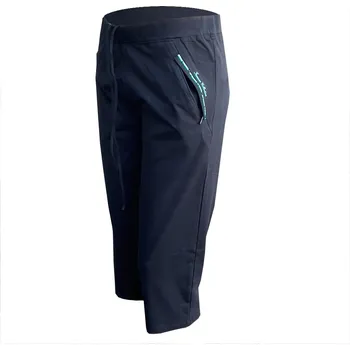 n-feel Dámské bavlněné 3/4 tepláky Forever - QCBL.CT210/2 Barva: Černá, Velikost: XXL