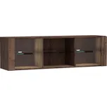 Závěsná vitrína SWED S21, jasan tmavý + vyzvednutí ZDARMA