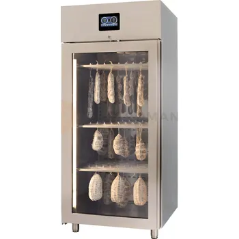 Skříň na zrání/uskladnění salámů, sýrů, veganských produktů, 50/80 kg, 920x800x2115 mm | ZERNIKE, Klima Aging System KAS900PV