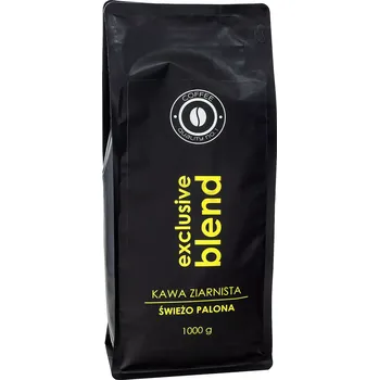 Farmaceutická surovina Zrnková káva 25% Robusta India Cherry AA, 75% Arabika ze Střední a Jižní Ameriky, 1 kg | RESTO QUALITY, Exclusive Blend