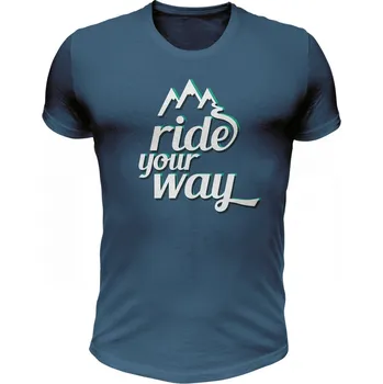 Pánské tričko Triko - Dartmoor Ride Your Way 2019 - Jeans Blue M