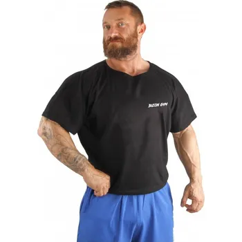 Pánské tričko Bizon Gym Rag Top 506 - černá/bílá Černá L