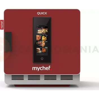 Pec na pizzu Konvektomat, horkovzdušná, dotykový ovládací panel, 3,6 kW, 230 V, červený, 397x598x410 mm | RESTO QUALITY, QUICK 1T RED