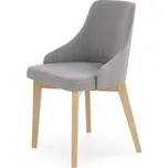Židle- TOLEDO- Dub sonoma / Světle šedá