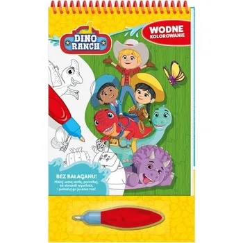 První čtění Dino Ranch. Wodne kolorowanie - opracowanie zbiorowe