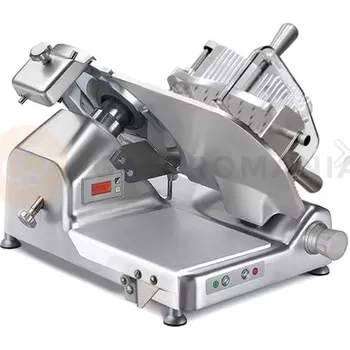 Nářezový stroj na uzeniny a sýry, poloautomatický, s váhou, nůž Ø 350 mm, 0,38 kW, 777x611x690 mm | RESTO QUALITY, GB5