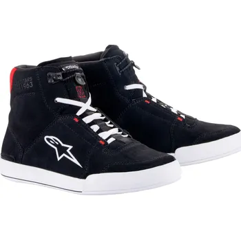 Moto obuv Boty chrome, alpinestars (černá/bílá/červená, vel. 48)