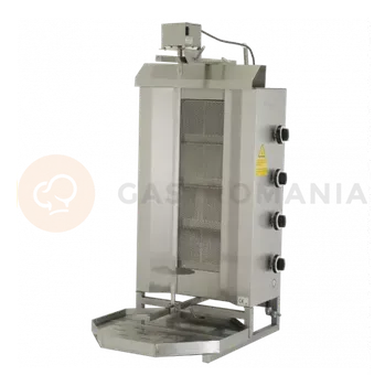 Plynová kartuše Gyros, plynové zařízení na gyros, 4 hořáky, nosnost do 60 kg, 670x550x1140 mm | RESTO QUALITY, RQ32464