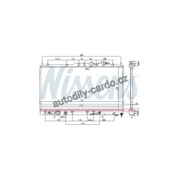 Chladič motoru Chladič motoru NISSENS 69452