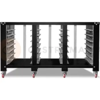 Pec na pizzu Podstavec pro pekařské modulární pece ME/1400, vodící lišty na tácy, 1620x1100x900 mm | RESTO QUALITY, PT/1400/DE