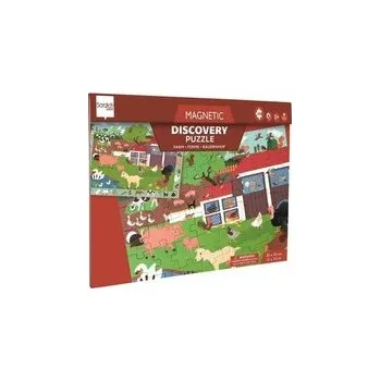 Dětské zboží Puzzle magnetyczne i gra 2w1 Farma